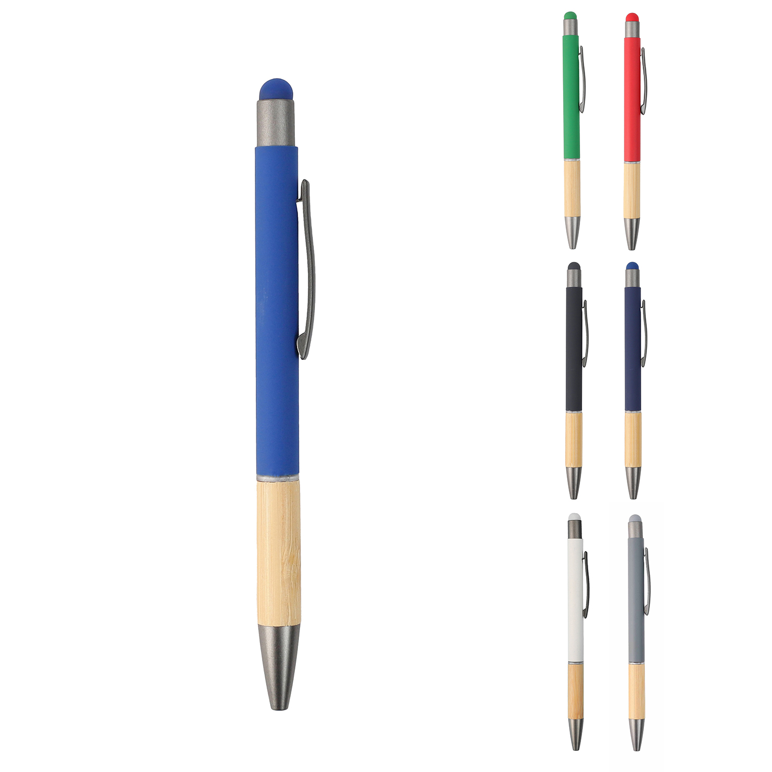 OPUS - Metal Ball Pen with Bamboo Grip